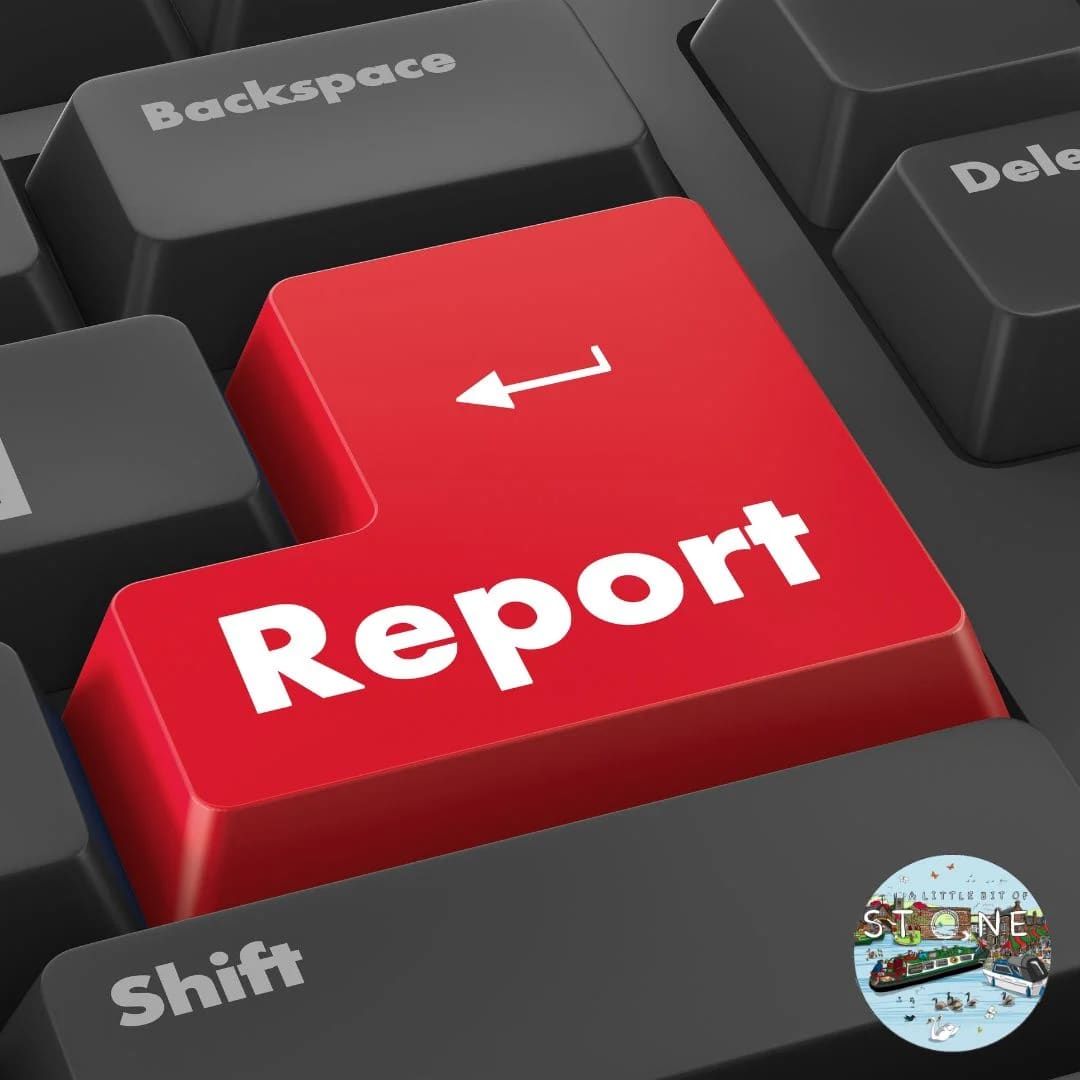 How to Report Problems in Stone — Stafford news photo (A Little Bit of Stone)