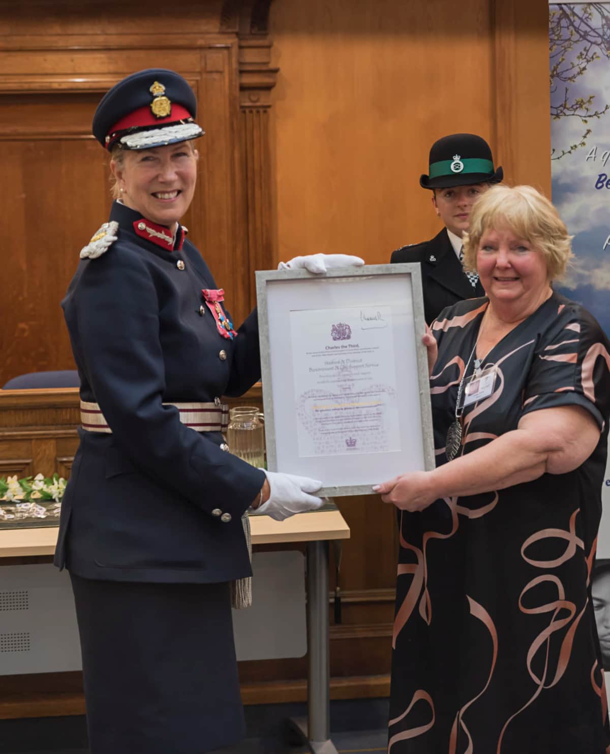King's Award Presented to Stafford Bereavement Charity — Stafford news photo
