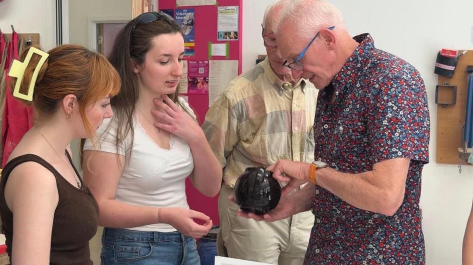 Stafford Ceramic Skills Project Rescues Heritage — Stafford news photo (BBC Stoke & Staffordshire)