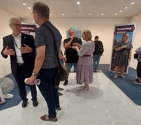 Residents and shoppers drop-in to find out about future Stafford plans — Stafford news photo