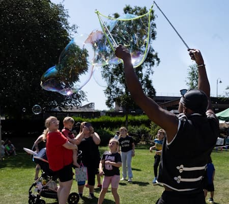 Party in the Park Stafford draws 1,200 visitors — Stafford news photo (Stafford Borough Council)