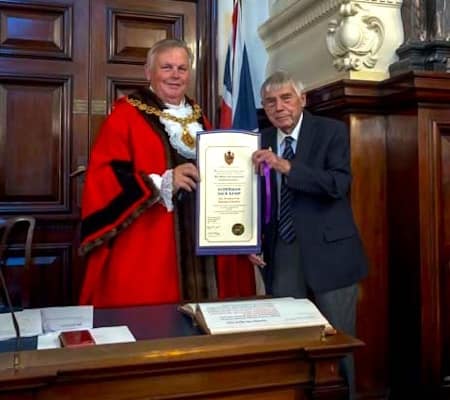 Alderman Jack Kemp Awarded Freedom of Stafford Borough — Stafford news photo