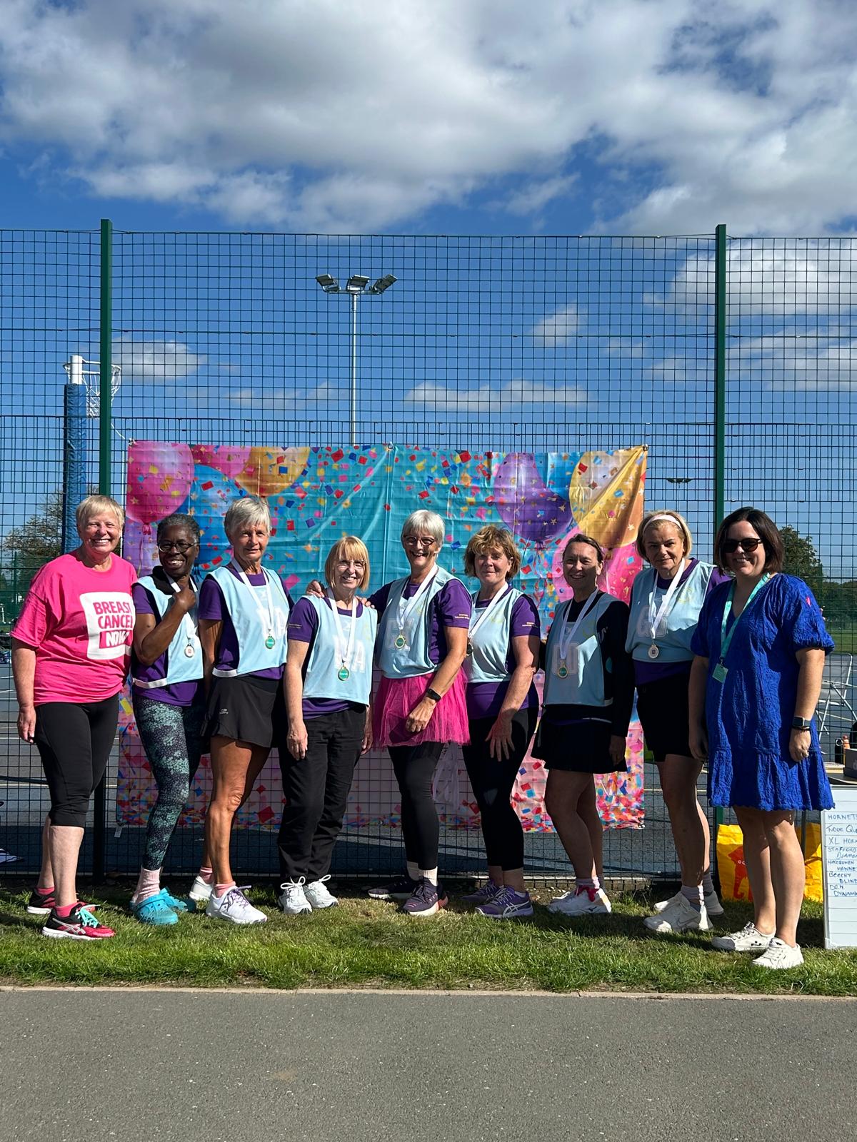 Stafford Diamonds crowned champions at charity walking netball tournament — supplied image 2